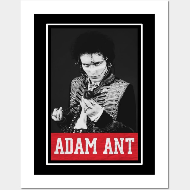 adam ant young Wall Art by one way imagination